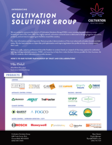 Screenshot of CSG partners advert