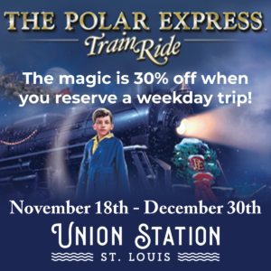 Polar Express Train Ride advert for Union Station